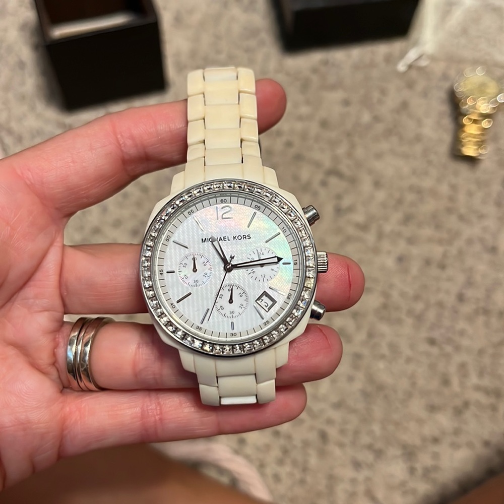 White Michael Kors Watch